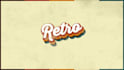 create a retro text effect