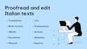 proofread and edit your italian texts