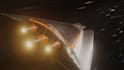 make a 3d spaceship animation
