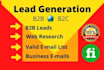 do b2b lead generation and targeted email list