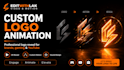 create a custom logo animation and professional reveal
