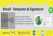 create html email signature with clickable design