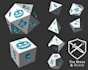 make 3d dice models with custom fonts that can be 3d printed