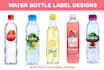 design professional water bottle label