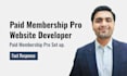 setup paid membership pro and create a membership website