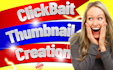 create a catchy custom youtube thumbnail design 1 hour