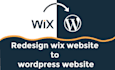 convert wix to wordpress responsive website