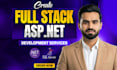 develop fullstack custom asp dot net core web application
