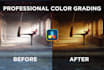 professionally color grade for your footage