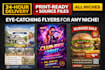 do professional flyer design, creative business flyer design