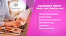 design and develop modern squarespace website