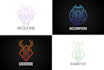 design modern geometric animal logo for your brand