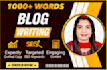 write unique SEO optimized articles with keywords and images