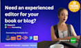 be your professional book editor to do book proofreading