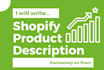 rewrite shopify unique product descriptions that sell