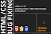 fix UI bugs and customization in HTML, CSS, bootstrap