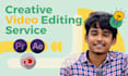 do professional video editing, youtube video edits