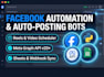 facebook page automation and social media posting software