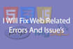 fix html,css,javascript,php or other framework issues