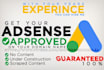 design adsense approved niche website