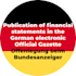 do your publication in the german official gazette