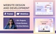 design and develop a framer or webflow website