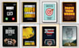design motivational wall art, typography posters with ai