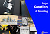 create a complete logo design and branding presentation
