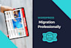 clone wordpress website,duplicate any website within 24hrs