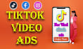 create promo tiktok video ads or shopify  dropshiping ads