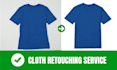 do clothes retouching wrinkle remove and ghost mannequin effect