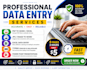 do urgent data entry, PDF to word, excel and typing in 24 hours