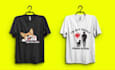 do awesome custom dog t shirt design