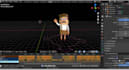 do 2d and 3d character design and animation di blender