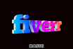 create you a iridescent holographic 3d logo animation