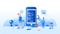 develop mobile application compatible both in android and ios