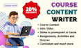 prepare curriculum content and presentation and worksheets