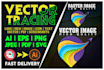 convert to vector, vector tracing logo, image, vectorize, trace