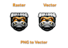 convert your logo or image to vector file