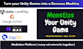 integrate ad network in unity games