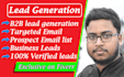 do b2b lead generation and web research