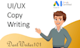 be your UX writer and create winning microcopy in 24 hours