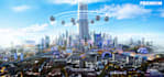 do realistic 3d illustration and background concept art