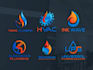 do plumbing heating cleaning oil hvac logo