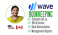do accounting and bookkeeping for USA and canada with wave accounting software