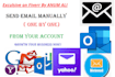 send manually email one by one