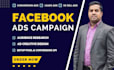 set up facebook ads, fb ads campaign, fb advertising for leads and sales
