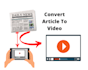 convert article or blog post to video with voice over