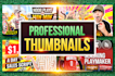 design a perfect youtube thumbnail