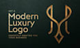 design a modern luxury logo and premium brand identity